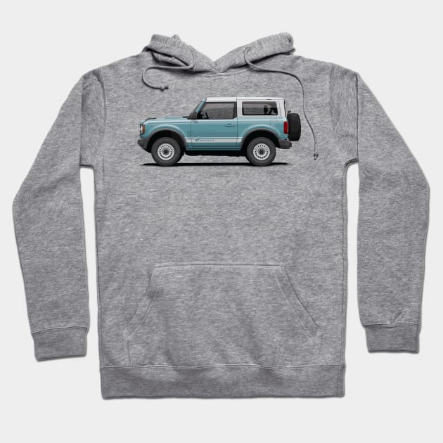 NEW BRONCO - Blue Hoodie by ARVwerks